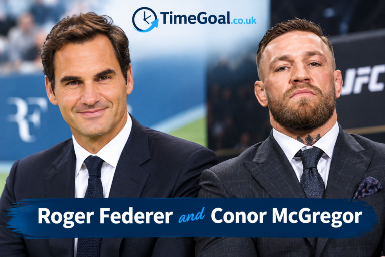 Roger Federer and Conor McGregor Roger Federer and Conor McGregor